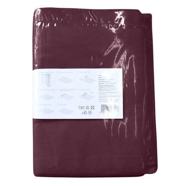 Штора Moda 200х268 см вишневый Decora