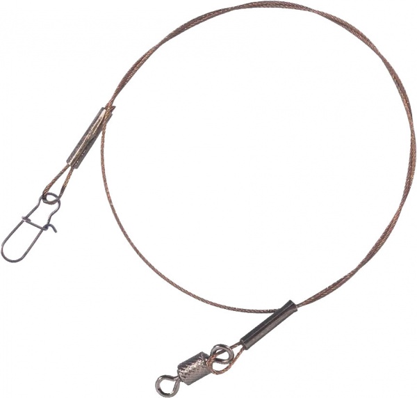 Поводок Balzer 9 кг 45 см 1 шт. 7х7 Niroflex Stainless Steel