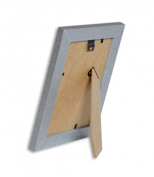 Рамка для фотографії зі склом Веліста 25W-81010-18v 1 фото 30х40 см срібний 