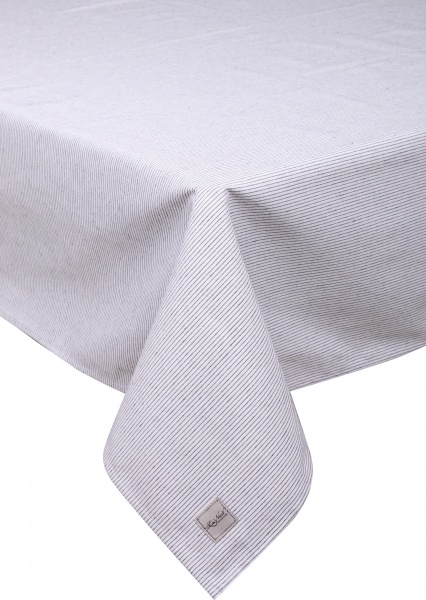 Скатерть Fish синяя полоска 136x180 см синий La Nuit 