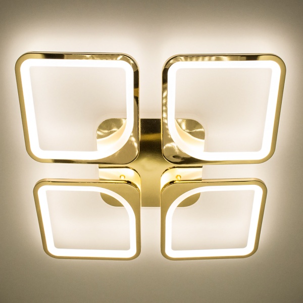 Люстра светодиодная Luminaria 4Q550/90 100 Вт золотистый LOOK RGB 100W GOLD 