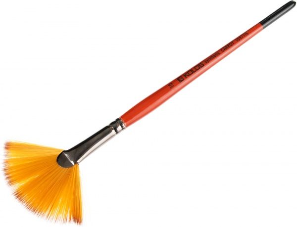 Кисть Carrot 1097FN № 10 синтетика веерная KOLOS 