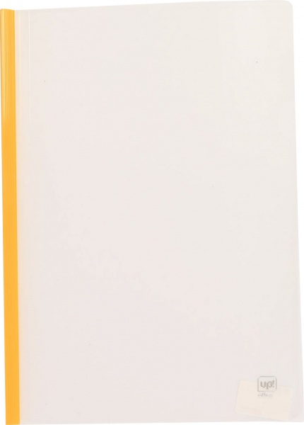 Папка з притиском А4 пластикова 65 аркушів жовтий UP! (Underprice)