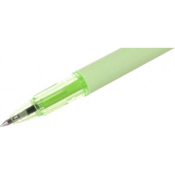 Ручка гелевая с колпачком Белое омбре