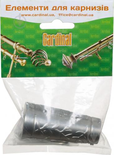 Наконечник Cardinal Севілія d25 мм сатин нікель 1 шт. 