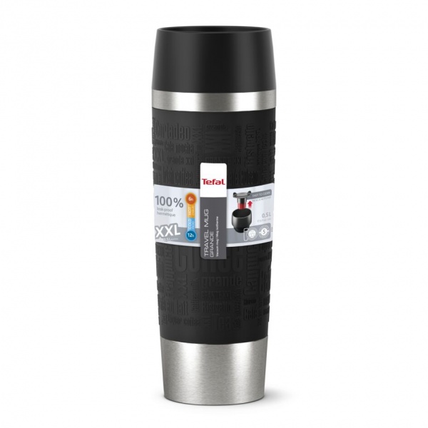 Термочашка Travel mug 0.5 л чорна k3081214 Tefal