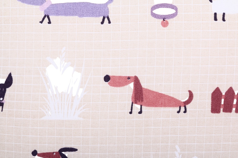 Подушка декоративная Песики 40x40 см песочный Homeline