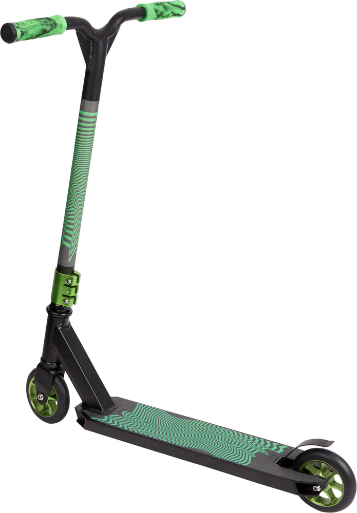 Самокат Firefly ST 350 чорно-зелений 423422-900050