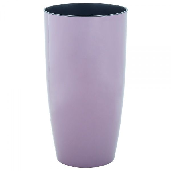 Горшок пластиковый Алеана Альфа d27х51 круглый 10,0 л фиолетовый (115044) 
