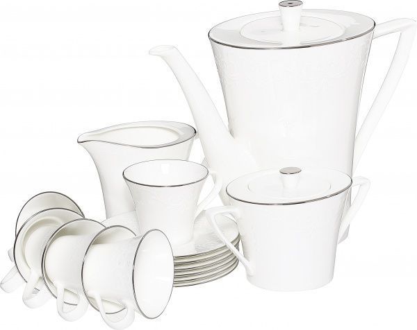 Сервиз кофейный Charrlotte 15 предметов на 6 персон Narumi