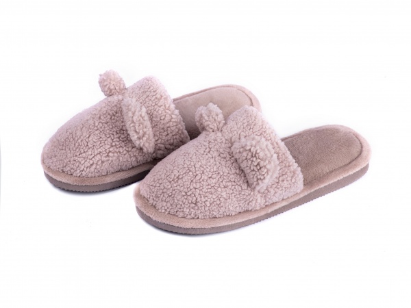 Тапочки детские для девочки Twins HS меховые Teddi р.30/31 розовый 