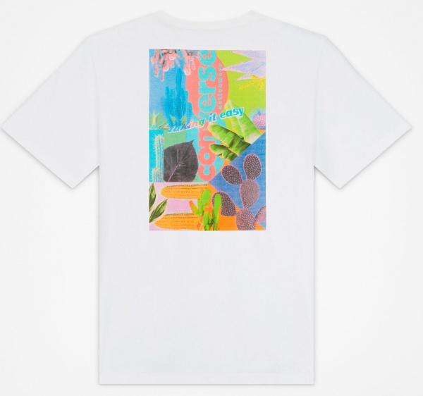 Футболка Converse Fabricated Nature Tee 10023463-A01 р.2XL білий