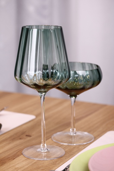 Бокал для вина Optic Green 19-3589A 530 мл 1 шт. Wrzesniak Glassworks 