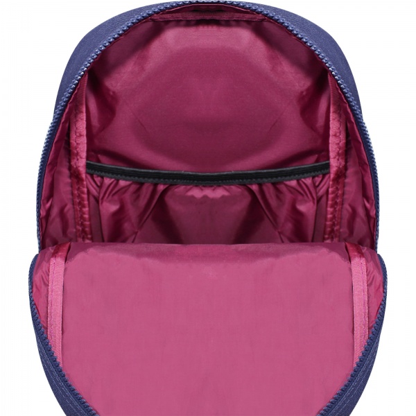 Рюкзак молодежный Bagland mini чернильный/вишня 50866