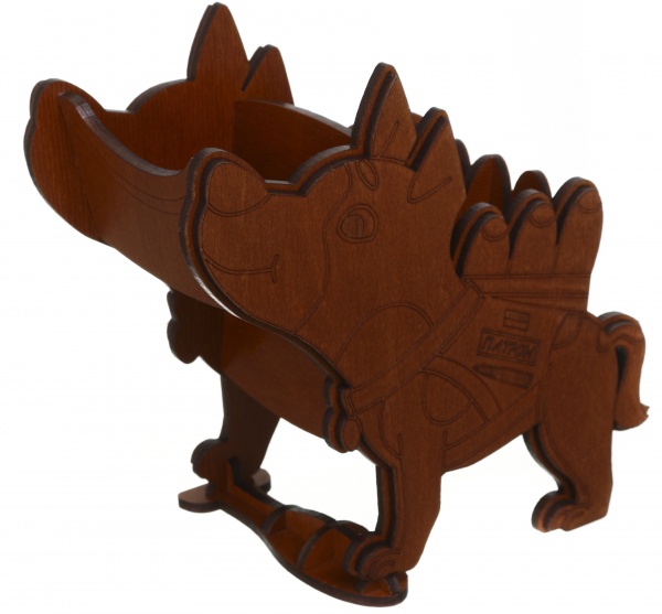 Органайзер настольный Пес Патрон 18x9,5x17 см тик Nice goods