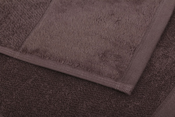 Рушник Валенсія 70x130 см голубо-коричневий Homeline 