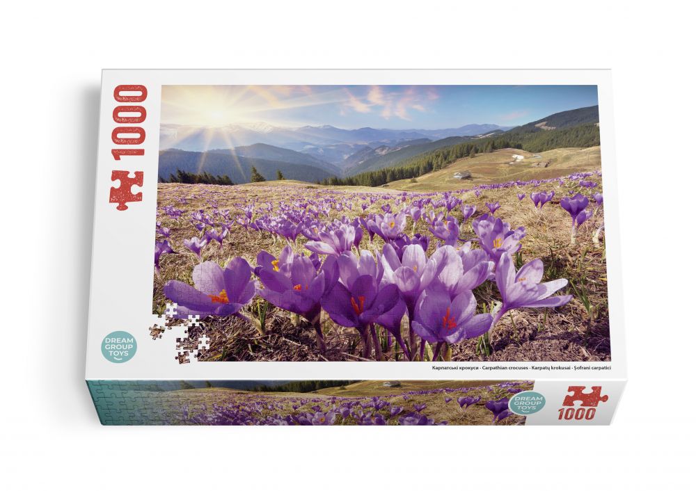 Пазл DGT Карпатські крокуси 1000 елементів TRFL_UA/4