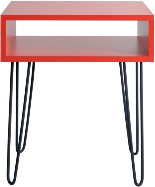 Тумба прикроватная Woodville Токио красный 