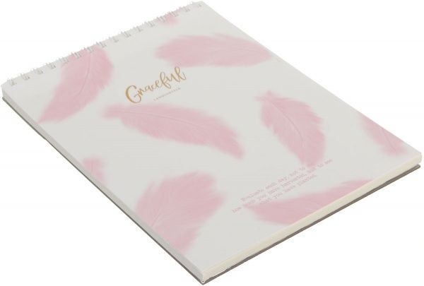 Книга для нотаток біла Пір'я, 80 стр.