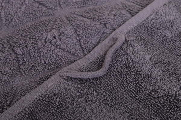 Полотенце махровое Vente 70x140 см темно-серый Karna 