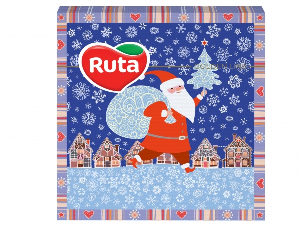 Салфетки столовые Ruta Санта Клаус 33х33 см 20 шт.