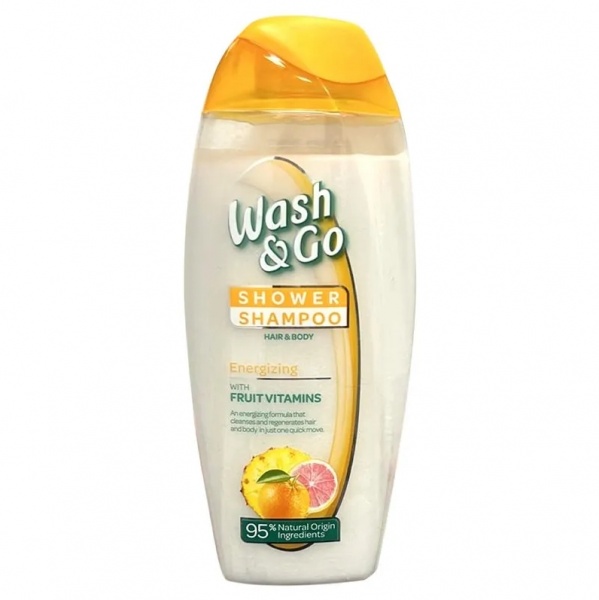 Гель-шампунь Wash&Go 2 в 1 Энергия витаминов фруктов 250 мл
