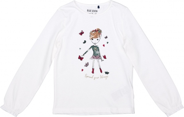 Реглан для дівчинки Blue Seven р.92 білий 750708 X * 98 