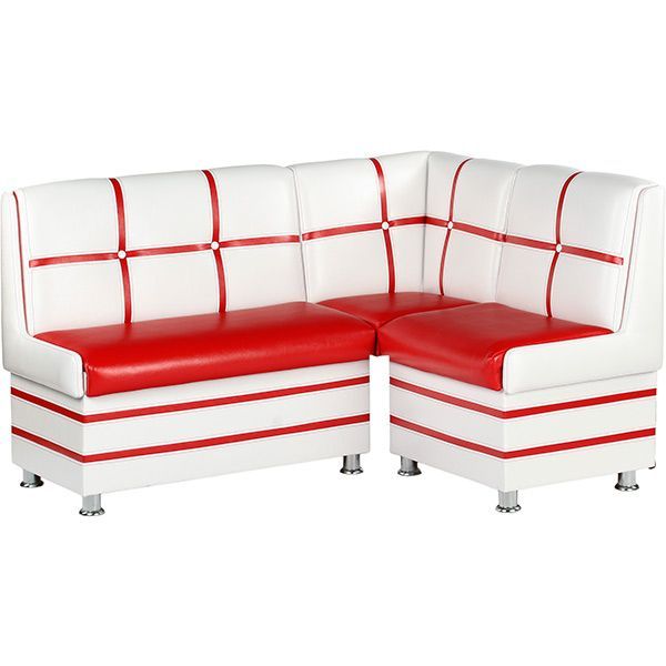 Куточок кухонний Берегиня Сицилія біло-червоний