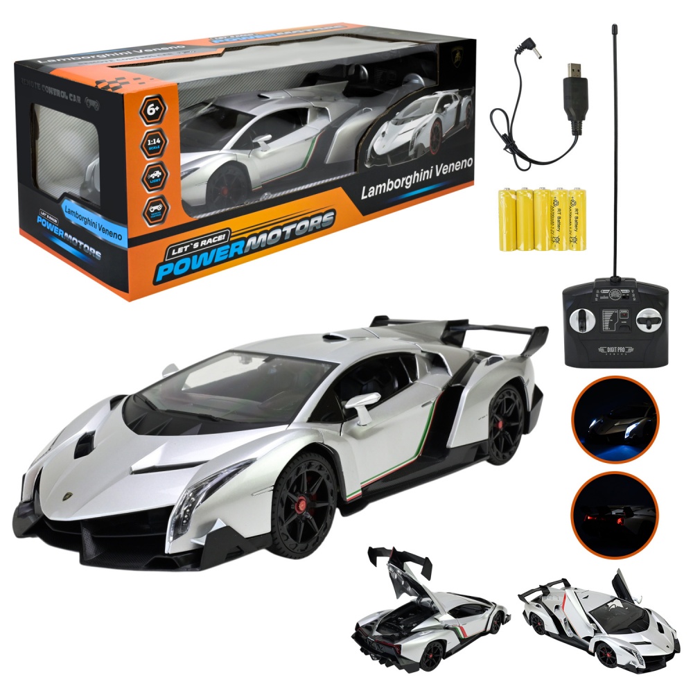 Автомобиль на радиоуправлении Shantou Powermotors Lamborghini Veneno 1:14 PM1406