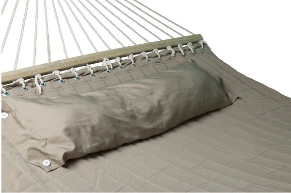 Гамак UP! (Underprice) стеганый с подушкой 140x200 см какао