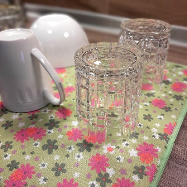 Килимок для сушіння посуду Горох 38х50 см UP! (Underprice)