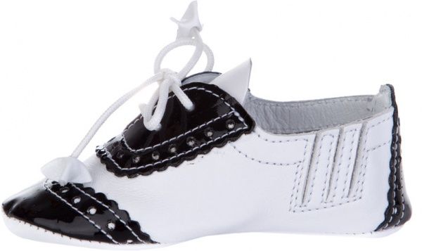 Пінетки дитячі MIRACLE 0-0-17-1 20 чорно-білий 