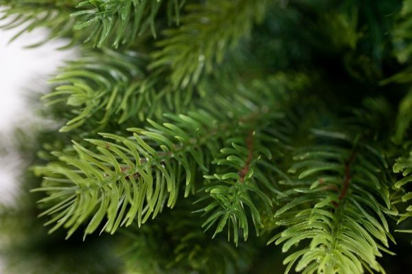 Елка искусственная 120см литая хвоя зеленый 