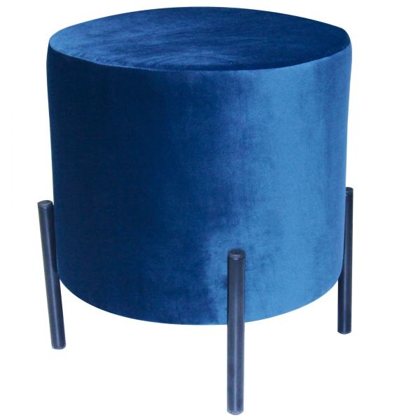 Пуф Ракета велюр Jasmin 81 темно-синий 