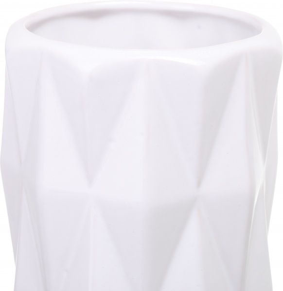 Ваза керамическая белый Перун 28 см Rezon