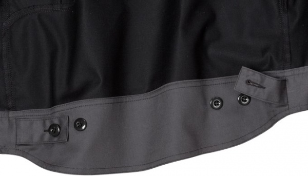 Куртка рабочая FRISTADS 4555 STFP р. M рост 3-4 129481-996-406 черный с серым