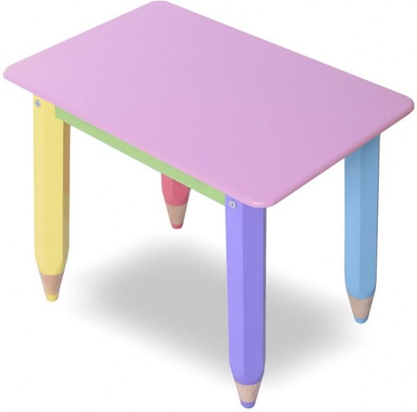 Столик Sweet baby Карандашики с пеналом 60x40 см розовый 100014