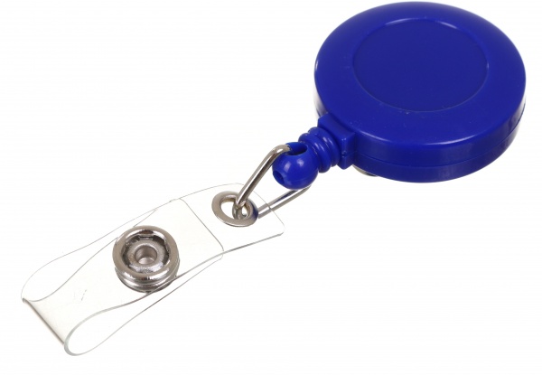 Клип-рулетка для бейджа синий UP! (Underprice)