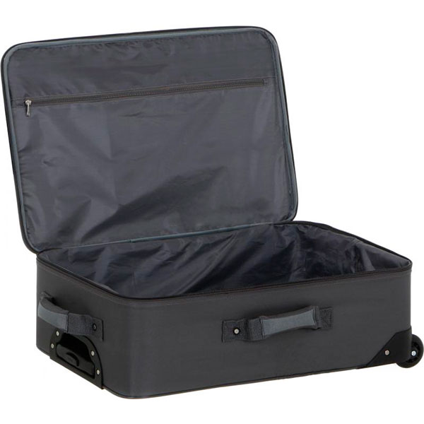 Чемодан Underprice 1022NC графит с серым 51x35x17 см