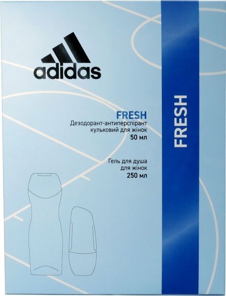 Подарочный набор для женщин Adidas 2020 Fresh