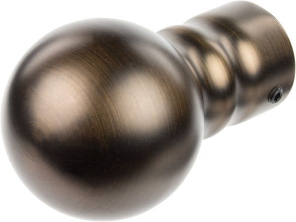 Наконечник Kugel Gardinia Windsor набірний d25 мм бронзовий 