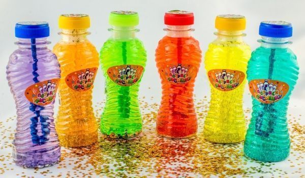 Мильні бульбашки Чуди Сам Неонові з гліттером 150 мл BIGRP151