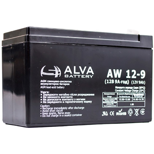 Аккумулятор свинцово-кислотный AGM Altek AW12-9