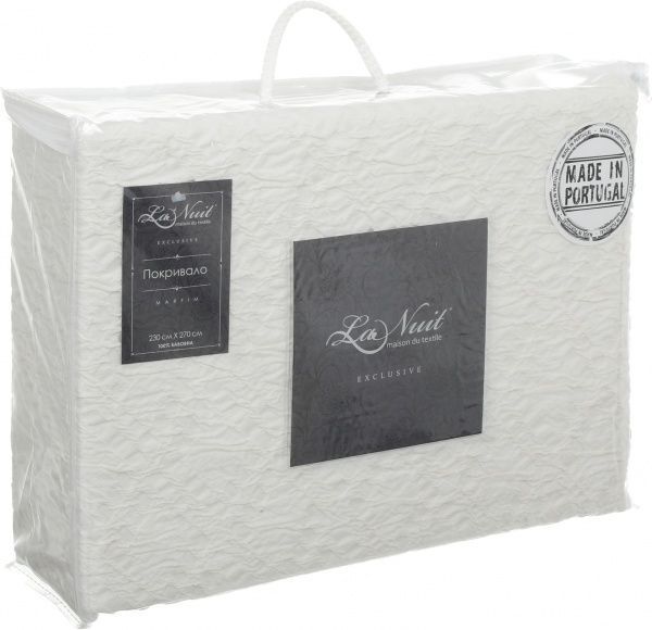 Покривало Marfim 230x270 см La Nuit білий 