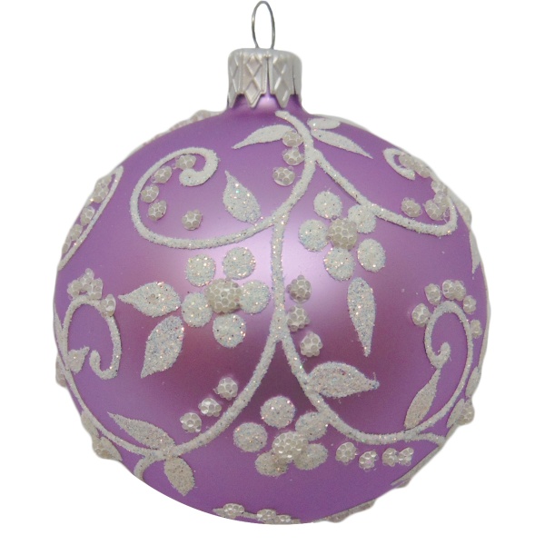 Куля новорічна d80 завиток 9724/2560 