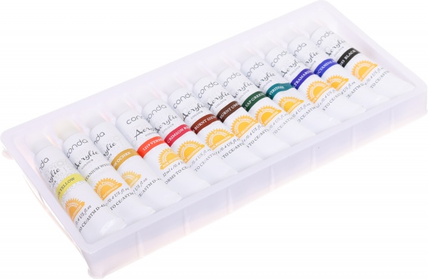 Набор акриловых красок 12 цветов 12 мл