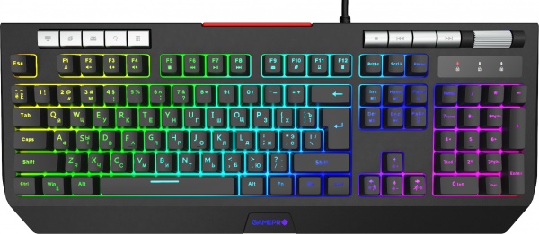 Клавіатура GamePro (GK109) RGB black 