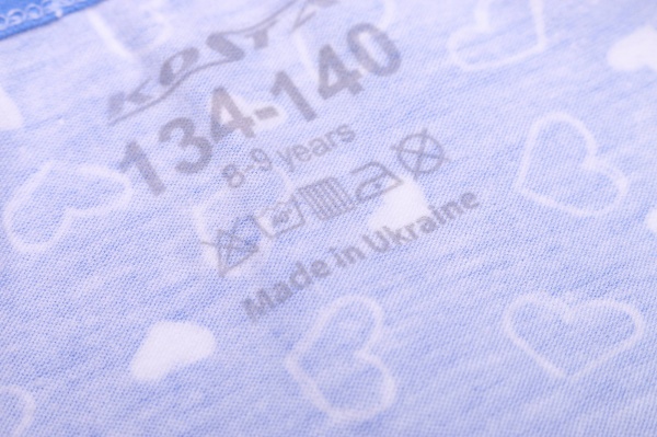 Майка для девочек KOSTA 1064-5 р.110 голубой 