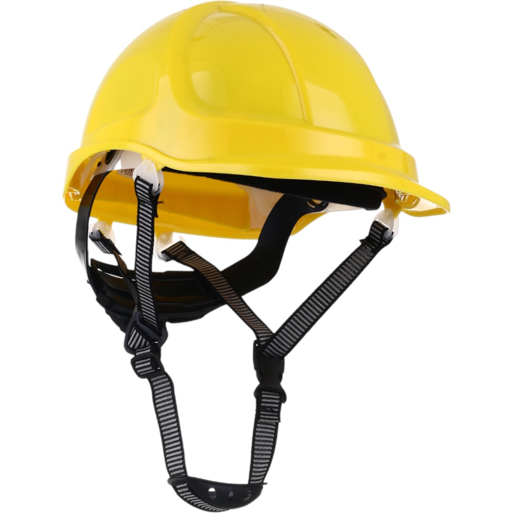 Каска строителя Montero желтый W-037