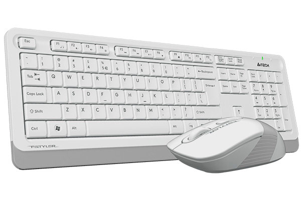 Комплект клавіатура та миша A4Tech FG1010 (White) 